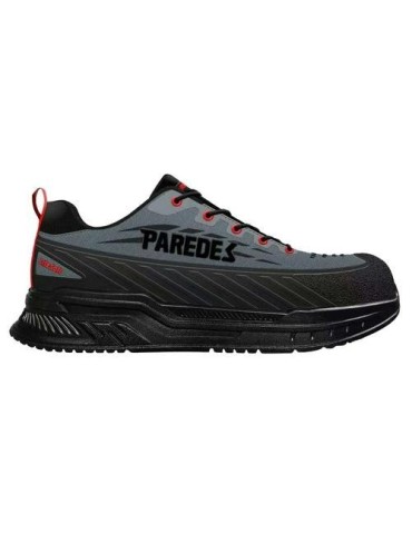 ZAPATO SEGURIDAD SORECA NEGRO-ROJO T.38