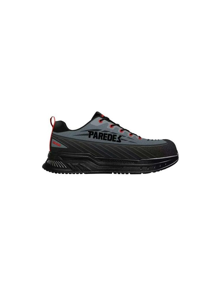 ZAPATO SEGURIDAD SORECA NEGRO-ROJO T.38