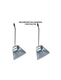 RECOGEDOR METALICO GALVANIZADO CON PALO R2