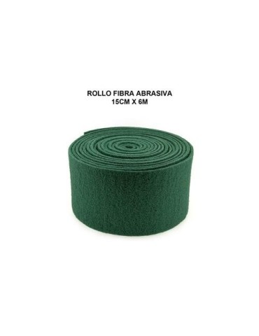 ROLLO FIBRA ABRASIVA VERDE 15CM X 6M ESTROPAJO