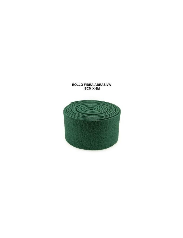 ROLLO FIBRA ABRASIVA VERDE 15CM X 6M ESTROPAJO