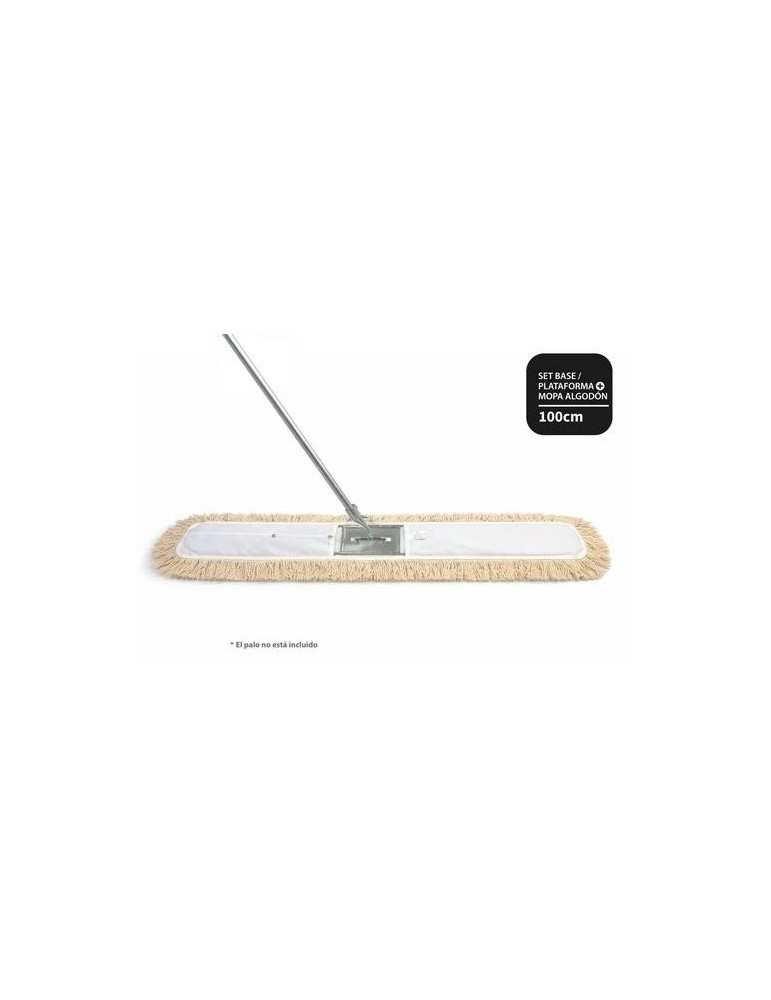 SET BASE + RECAMBIO MOPA ALGODON 100 CM