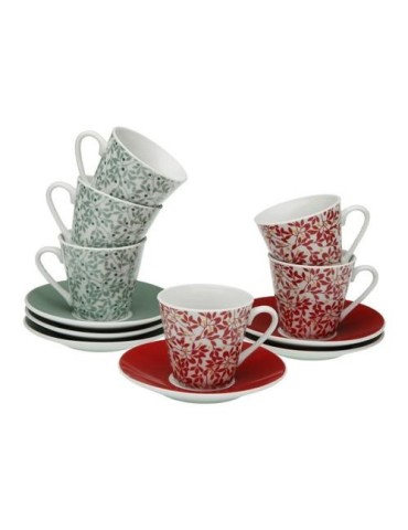 SET 6 TAZAS CAFE NINA COLOR SURTIDO 20090584