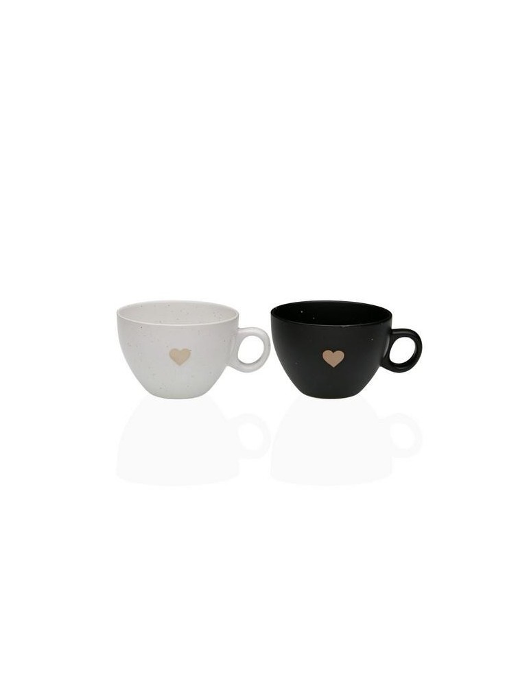TAZA DESAYUNO ELLIS COLOR SURTIDO CORAZON 46ML