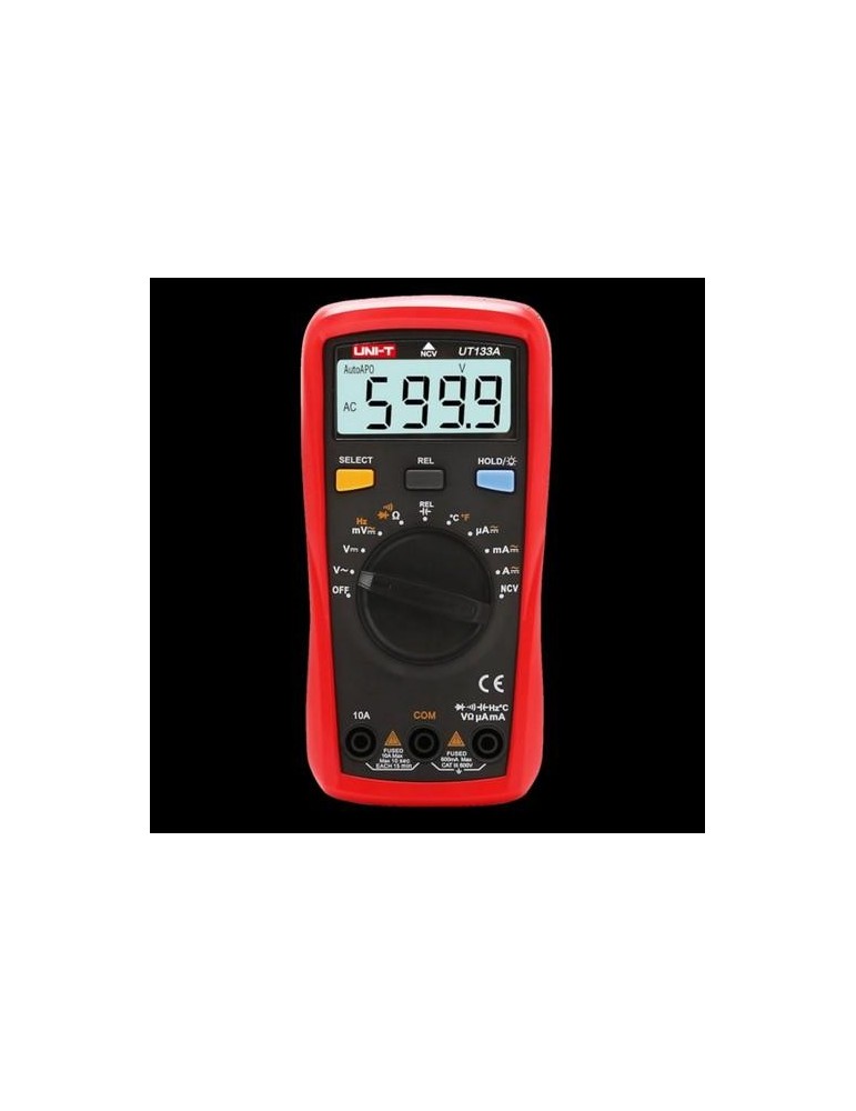 MULTIMETRO DIGITAL AUTORANGO AC/DC 10A 600V