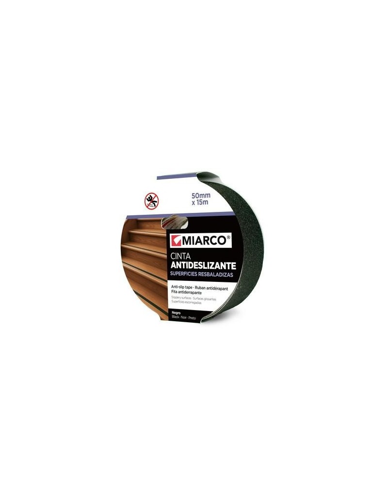 CINTA ANTIDESLIZANTE NEGRO 50MMX15M