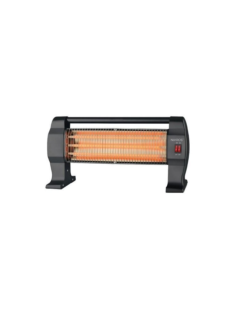 ESTUFA PEANA DE CUARZO BARAM MAX. 1200W NEGRO