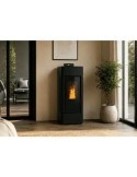 ESTUFA PELLETS XFS FIRESIDE NB-PG 9 KW NEGRO