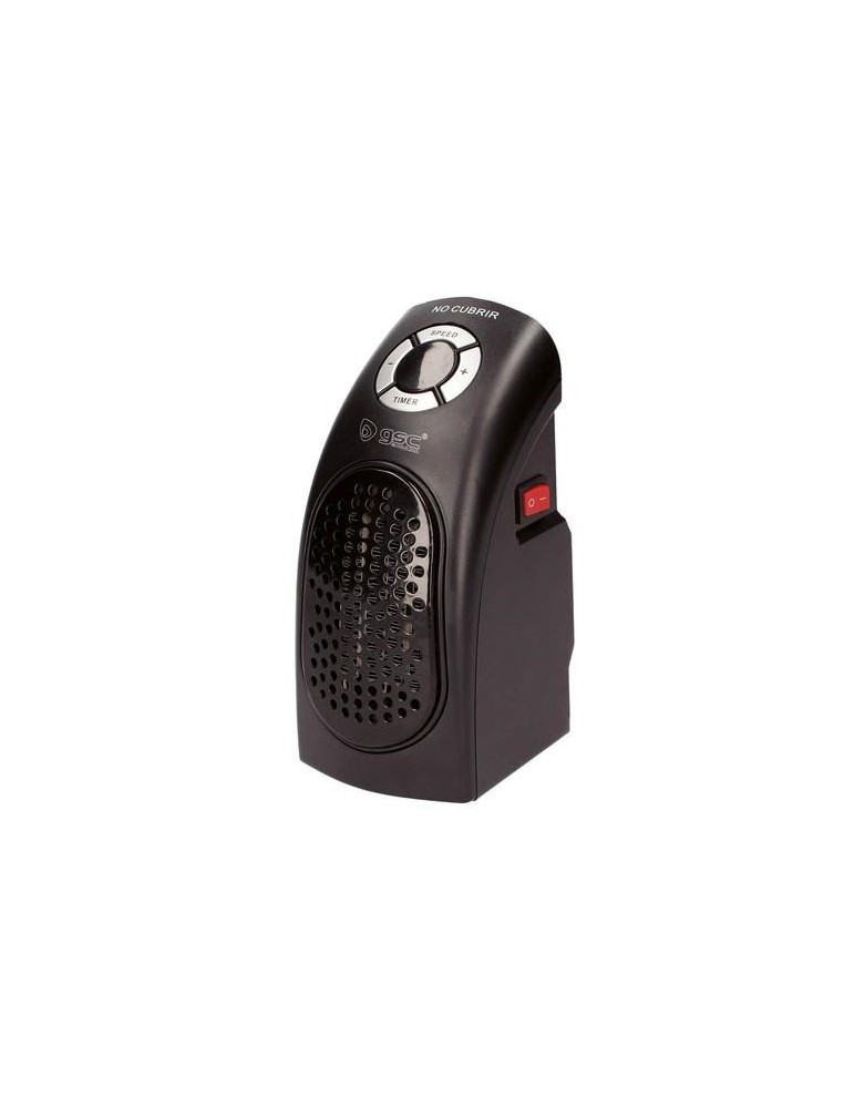 MINI CALEFACTOR SIN CABLE BARDEI MAX. 400W NEGRO