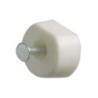 SOPORTE 163 Ø15X7X19MM.PLASTICO BLANCO (BL-8)19697