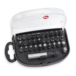 ESTUCHE PUNTAS ATORNILLAR 1/4" 32 PZAS. 438-001