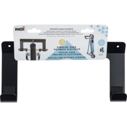 SOPORTE FIJO PARED PATINETE ELECTRICO NEGRO MATE