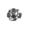 TUERCA C/PUAS 130 M10 Ø20X10 ZINCADO (BOL-4) 22344