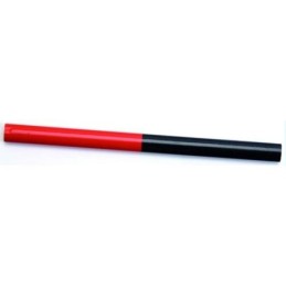 LOTE 4 LAPICES OVAL ROJO AZUL 18 CM.