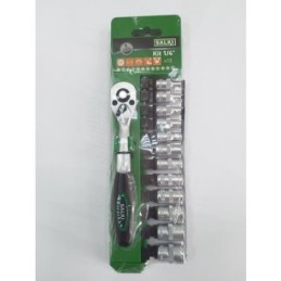 CARRACA 1/4" CON EXPULSION+12 VASO 8611502