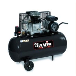 COMPRESOR 10BAR 100 LITROS 3HP CON ACEITE Y CORREA