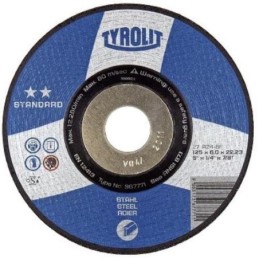 DISCO DESBASTE HIERRO STANDAR 125X6X22