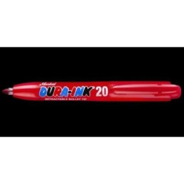 ROTULADOR RETRACTIL DURA-INK 20 ROJO