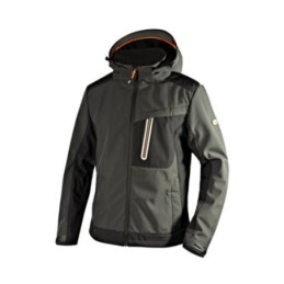 CHAQUETA SOFTSHELL TECH CARBON ASPHALT, T- XL