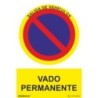 SEÑAL VADO PERMANENTE
