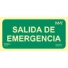 CARTEL PVC LUMI. SALIDA EMERGENCIA 150X300 A13406
