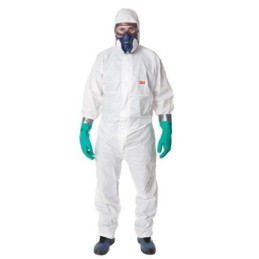 BUZO PROTECTOR DESECHABLE BLANCO T/L P4515BL